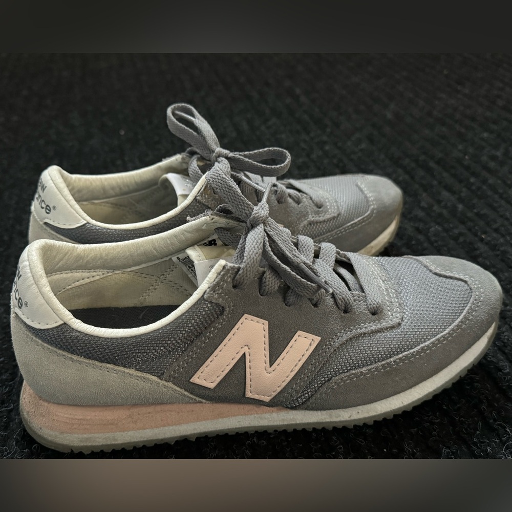 Used New Balance 620 in grey and pink US size 6.5.